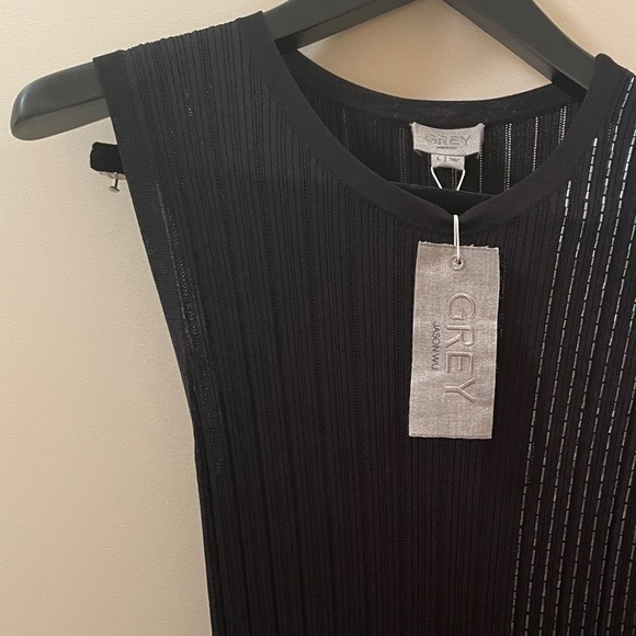 GREY Jason Wu Beaded Knit MIDI Dress - Picture 8 of 11